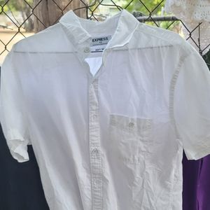 Express short sleeve button down shirt